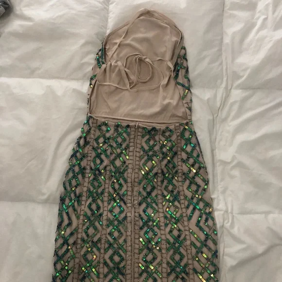 Geo-tribal neon dress with embellishment - Picture 8 of 8